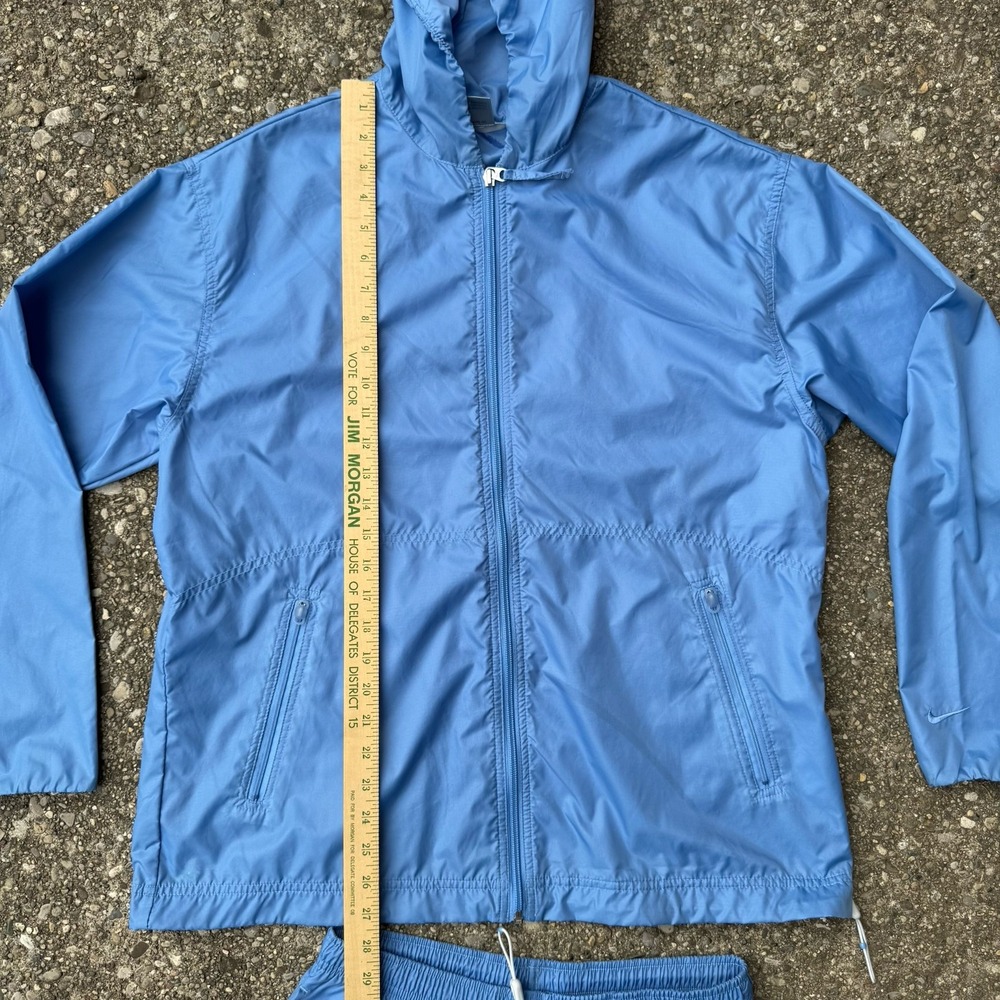 Nike Women's Y2K Large Light Blue Tracksuit Windbreaker - Picture 7 of 16